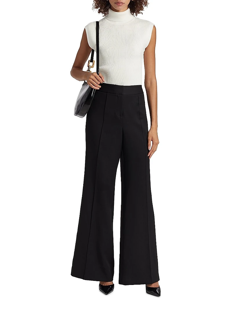 Kinley Rib-Knit Sleeveless Top