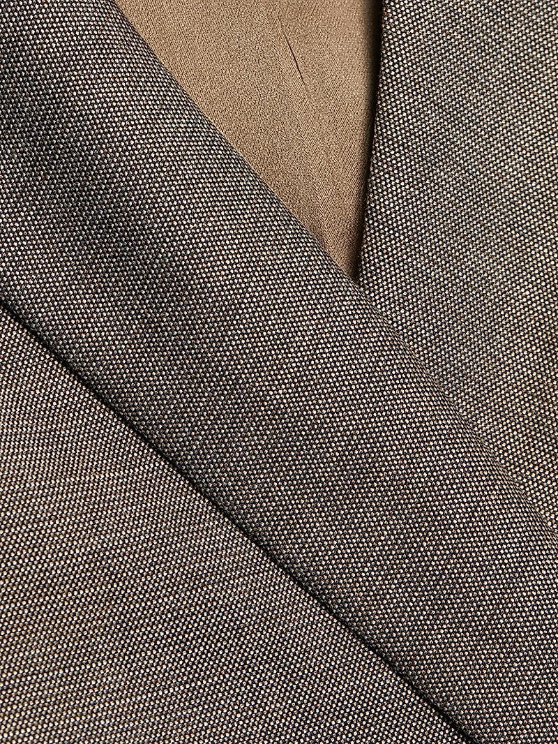 Wool-Blend Tie-Waist Smoking Jacket