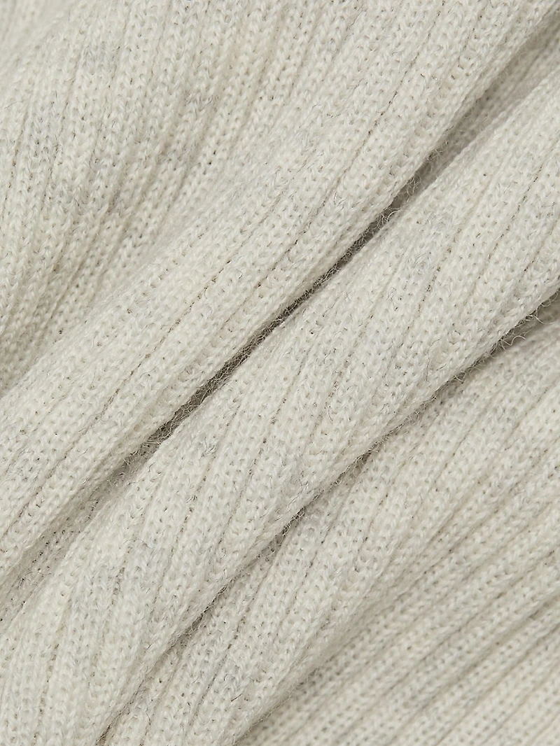 Merino Wool Knit Scoopneck Tank