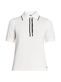 Wool Knit Polo Shirt