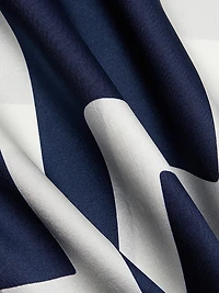 Printed Silk Belted Shirtdress