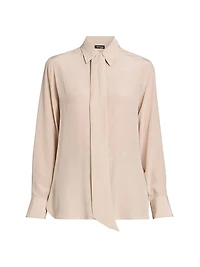 Silk Long-Sleeve Shirt