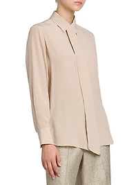 Silk Long-Sleeve Shirt