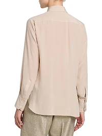 Silk Long-Sleeve Shirt