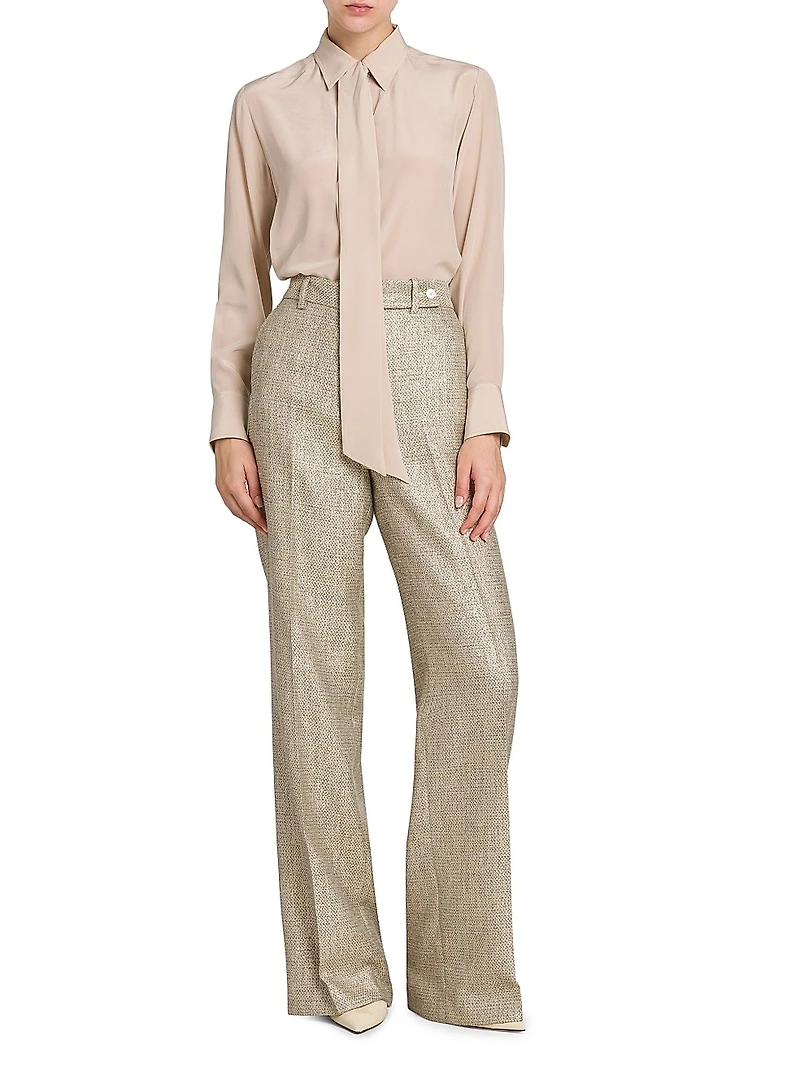 Silk Long-Sleeve Shirt