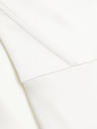 Satin Cowlneck Midi-Dress