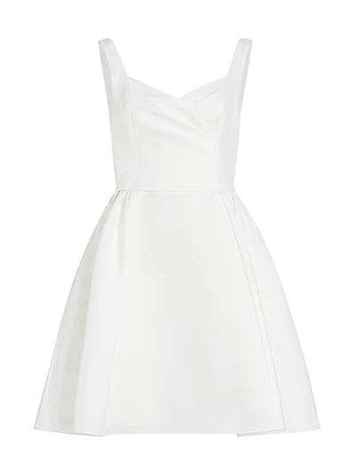 Fit & Flare Surplice-Neck Minidress