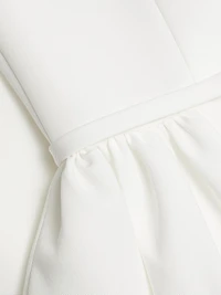 Fit & Flare Surplice-Neck Minidress