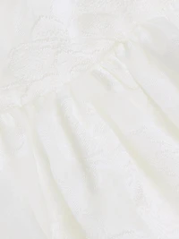 Floral Embroidered Shift Minidress