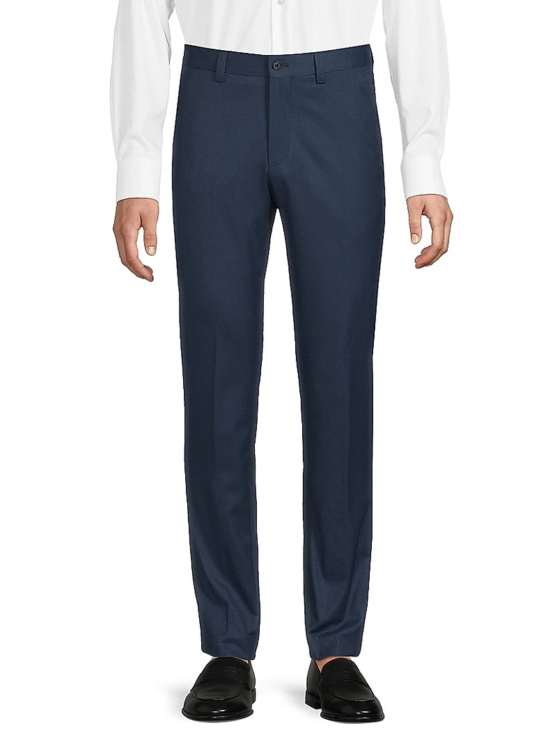 Lightweight Wool-Silk Trousers