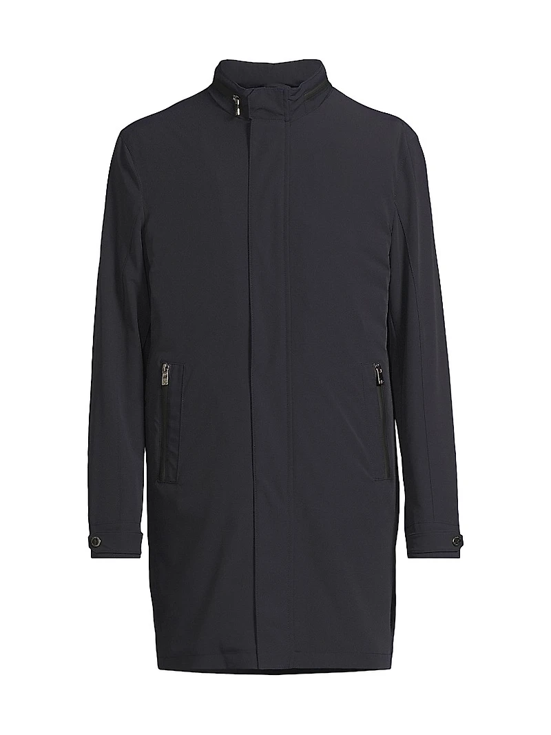 Techno Hooded Car Coat