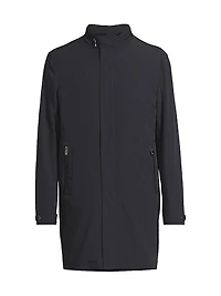 Techno Hooded Car Coat