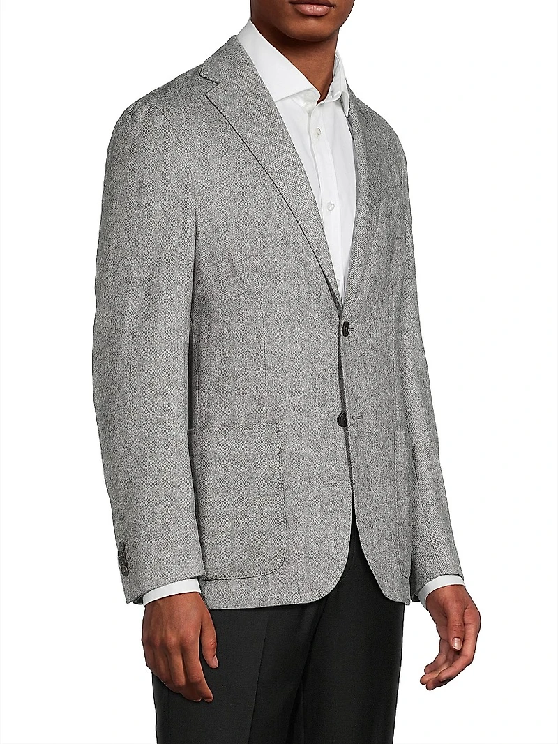 Silk-Cashmere Sport Jacket