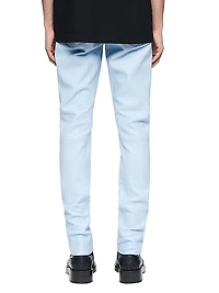 D-Stretch Leather Skinny Pants