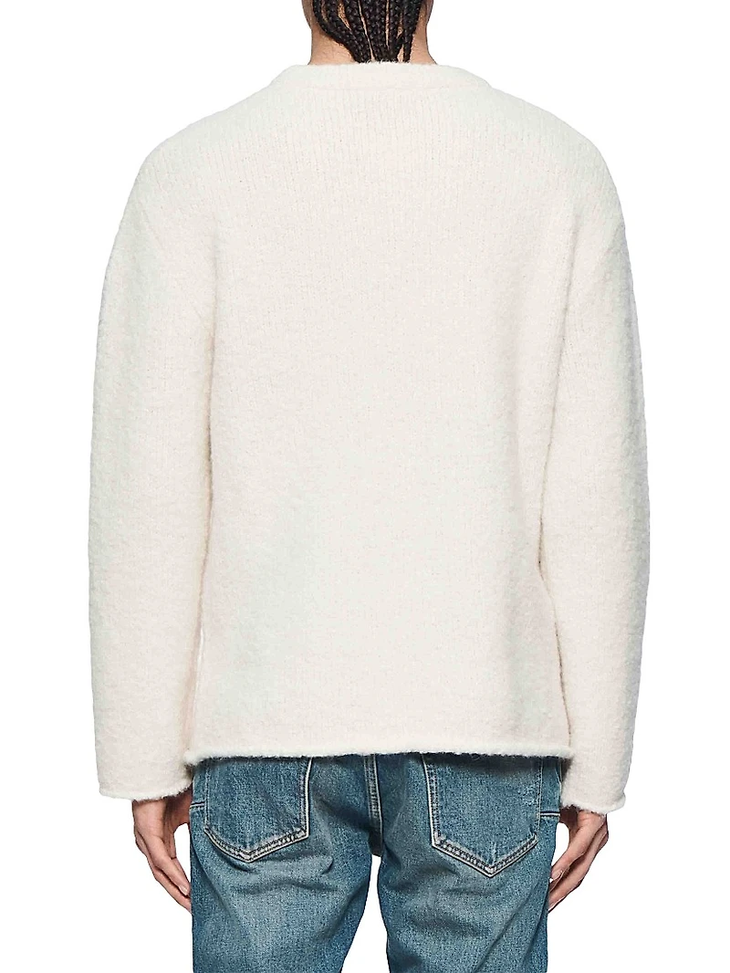 Logo Knit Crewneck Sweater