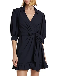 Vickie Wrap Minidress