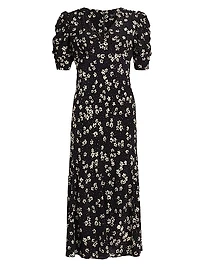 Zariah Floral Midi-Dress