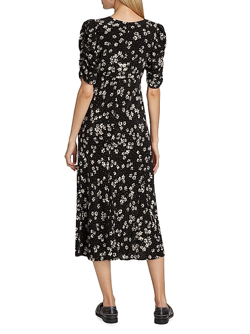 Zariah Floral Midi-Dress