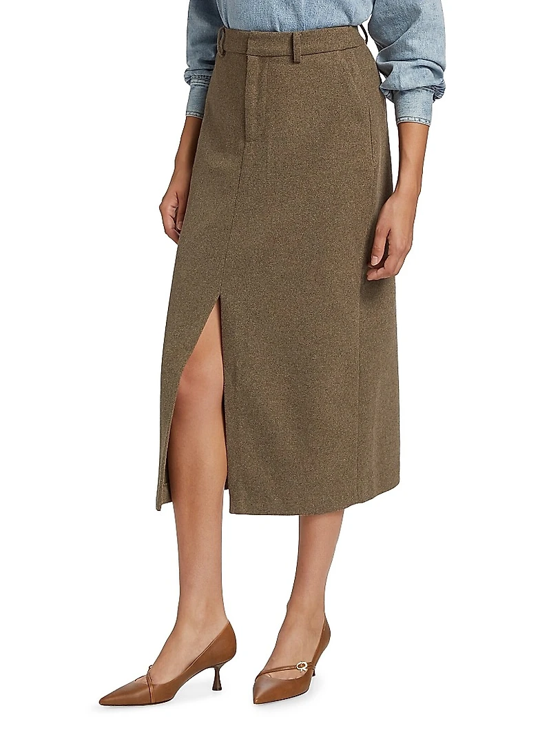 Carolina Pencil Midi-Skirt