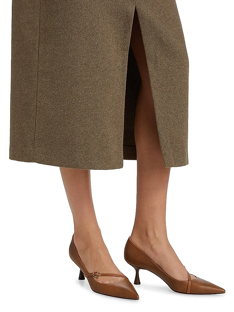 Carolina Pencil Midi-Skirt