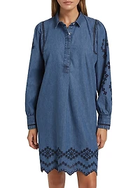 Fernanda Denim Shift Dress