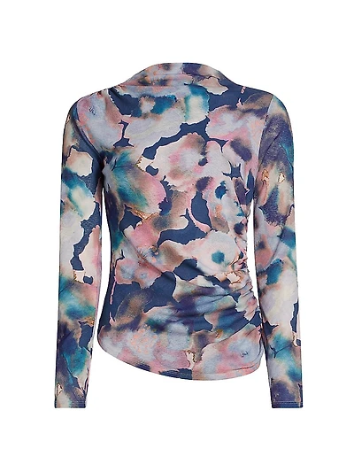 Joelle Watercolor Floral Top