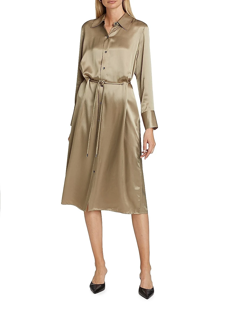 Anina Belted Shirtdress