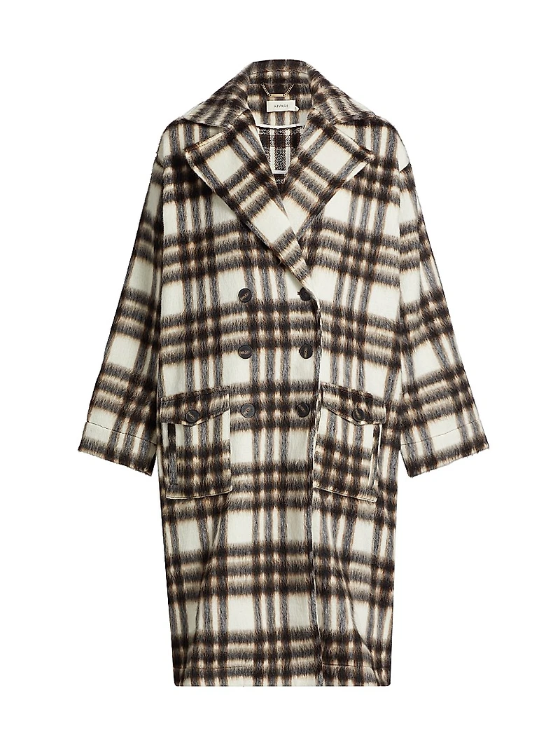 Kinley Check Coat