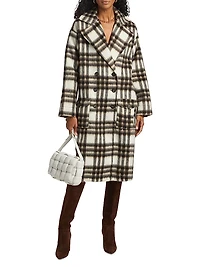 Kinley Check Coat