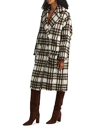 Kinley Check Coat