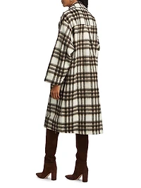 Kinley Check Coat