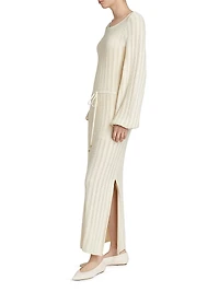 Noa Pointelle Knit Maxi Dress