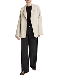 Josephina Wool-Blend Belted Coat