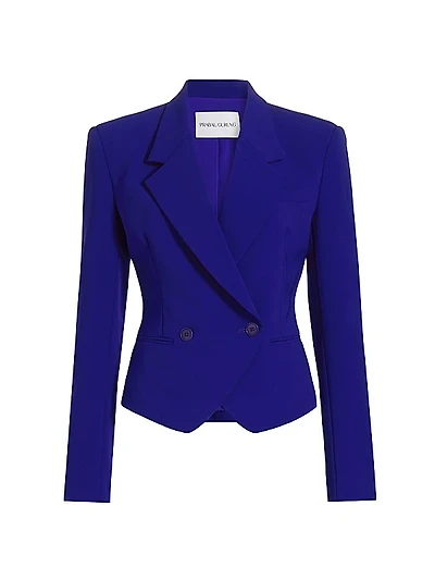 Boxy Double-Breasted Blazer
