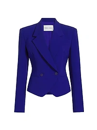 Boxy Double-Breasted Blazer