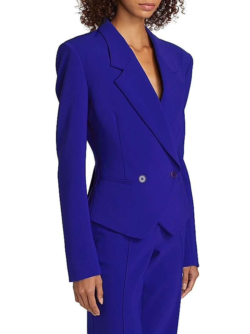 Boxy Double-Breasted Blazer