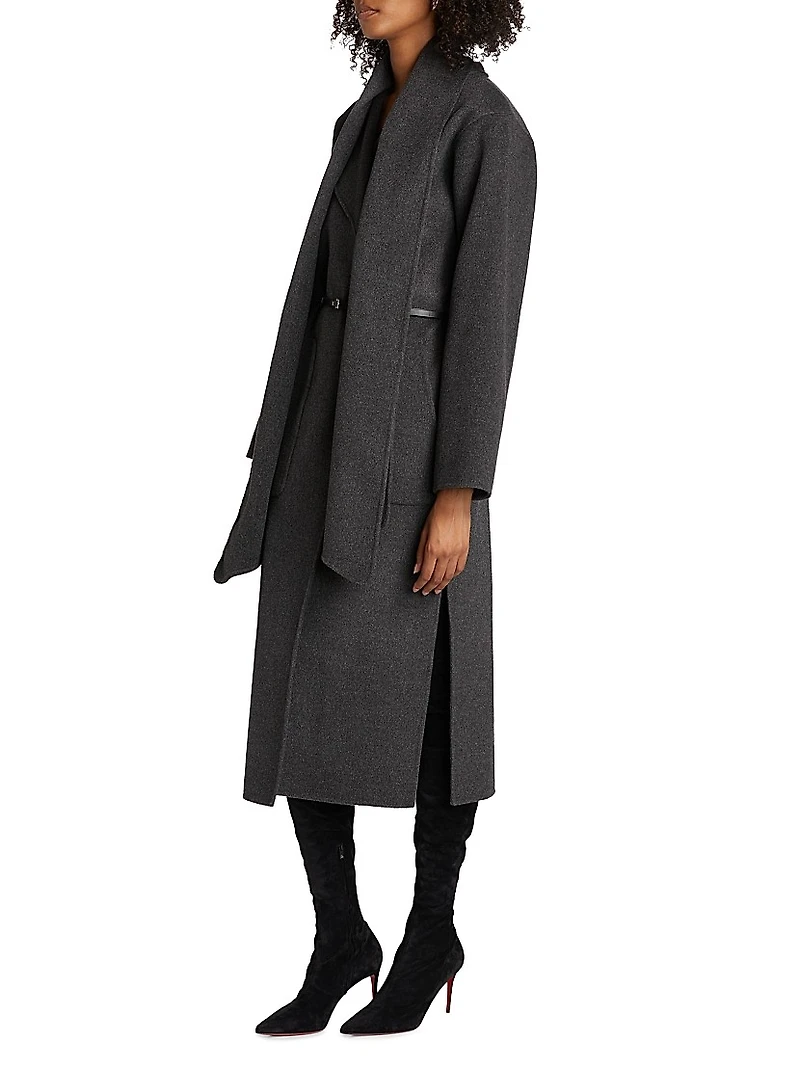 Victoria Shawl Collar Maxi Wool Coat