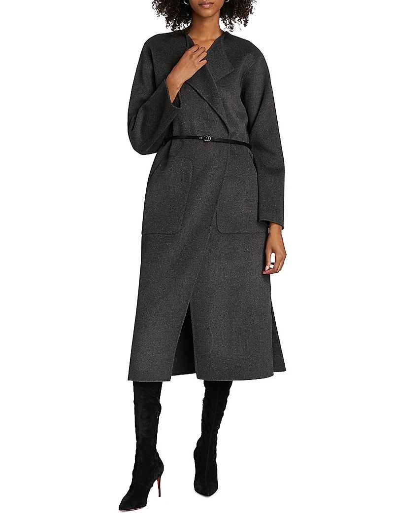 Victoria Shawl Collar Maxi Wool Coat