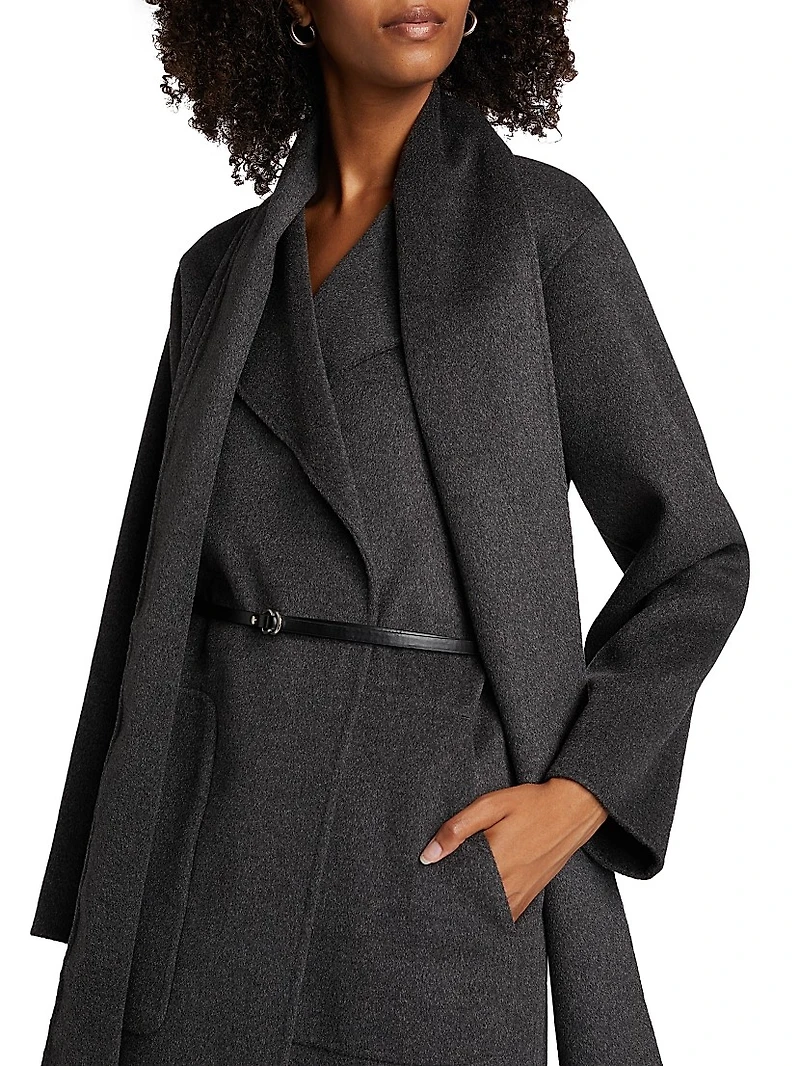 Victoria Shawl Collar Maxi Wool Coat