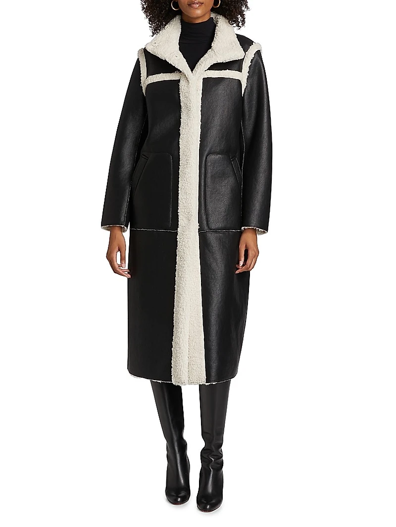 Shar Reversible Sherpa Coat