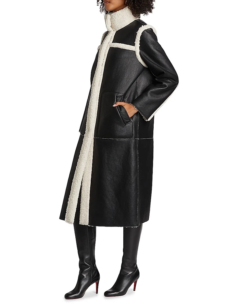 Shar Reversible Sherpa Coat