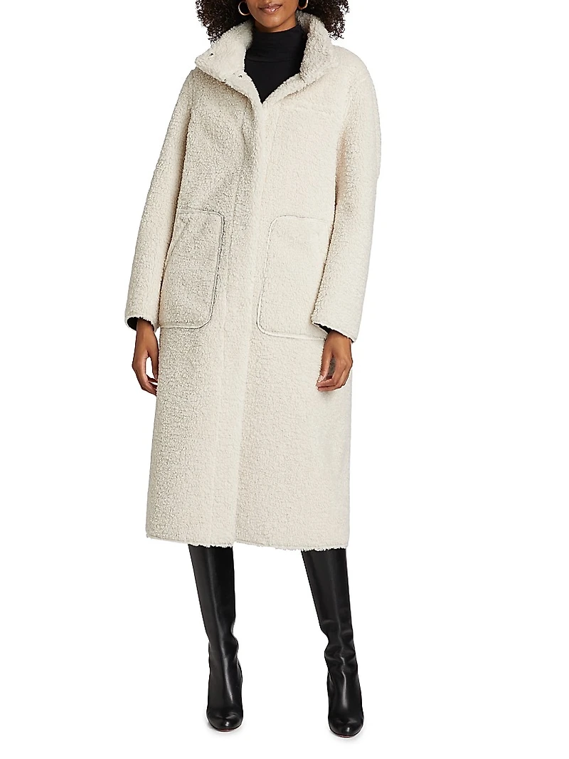 Shar Reversible Sherpa Coat