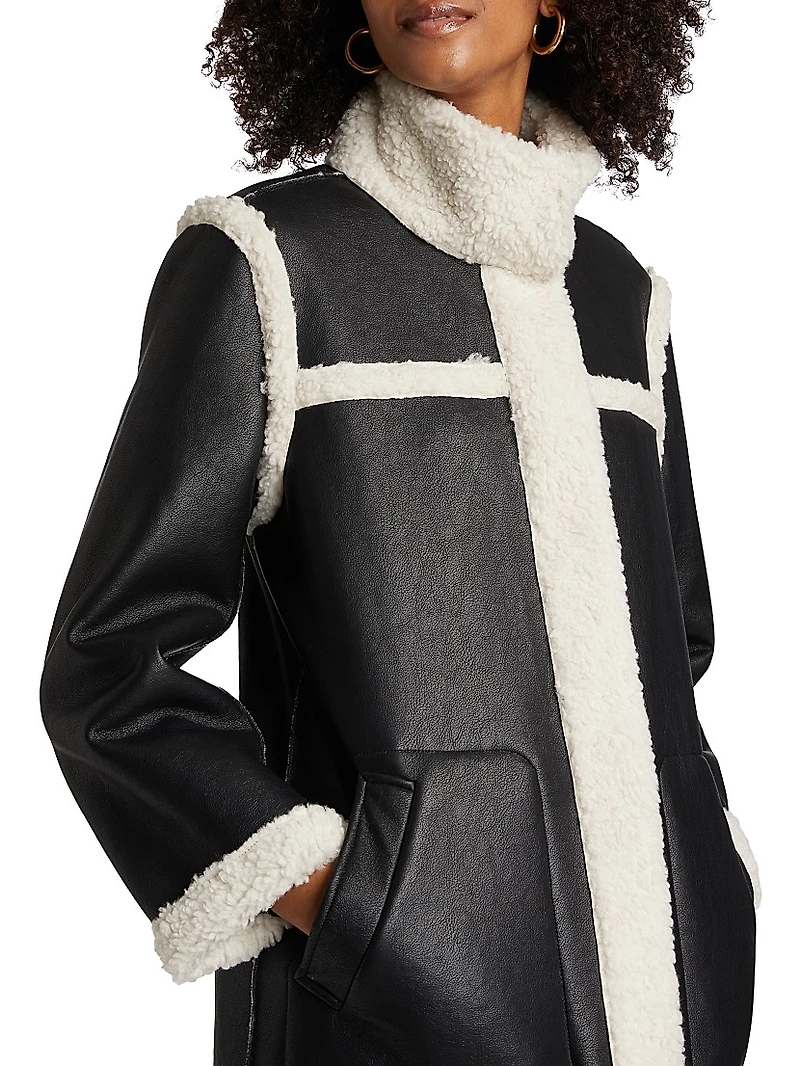 Shar Reversible Sherpa Coat