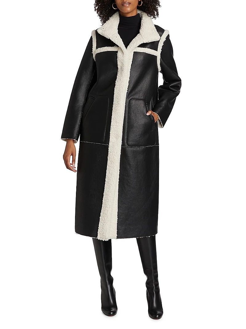 Shar Reversible Sherpa Coat