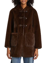 Stephanie Faux Shearling Coat