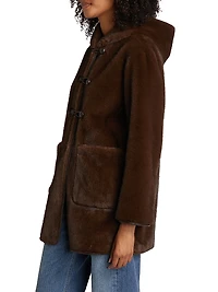 Stephanie Faux Shearling Coat