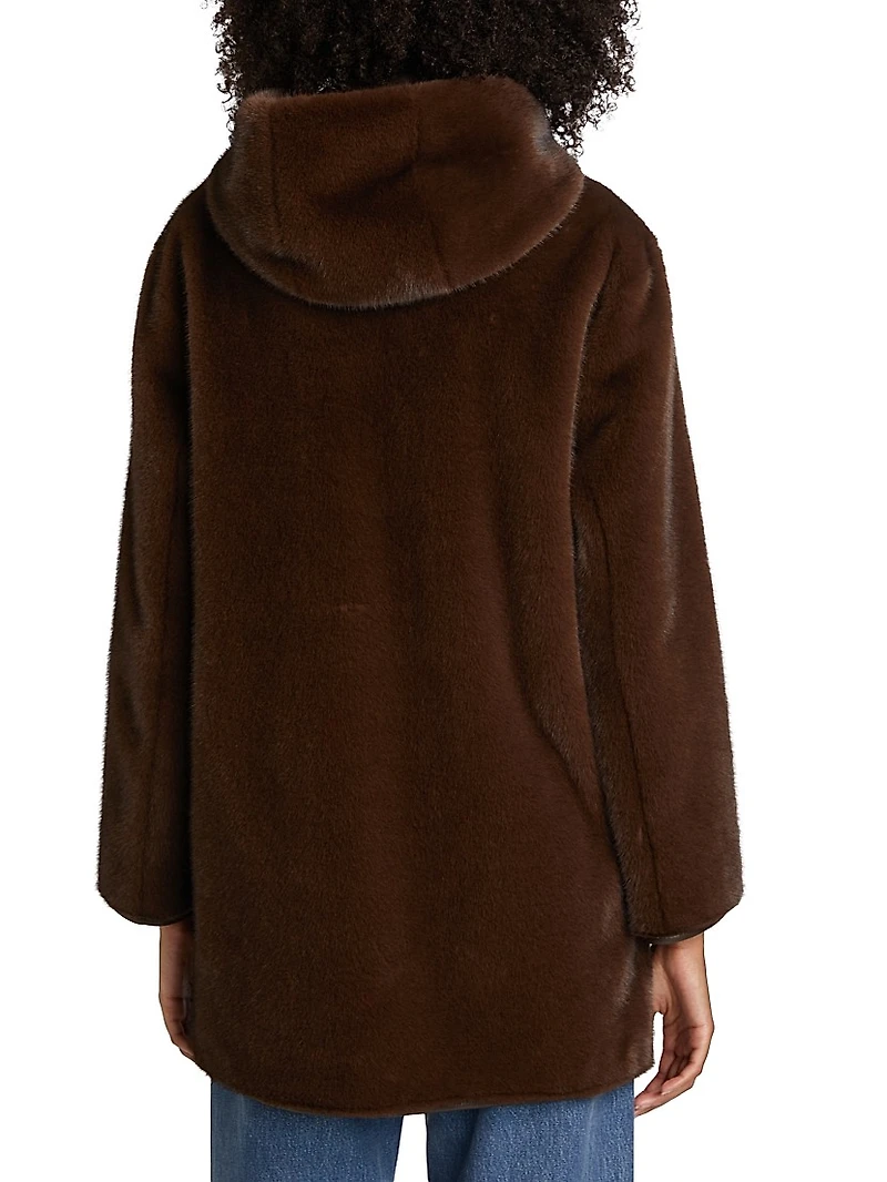 Stephanie Faux Shearling Coat