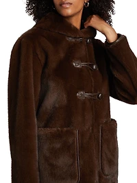 Stephanie Faux Shearling Coat