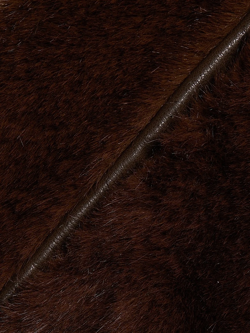 Stephanie Faux Shearling Coat