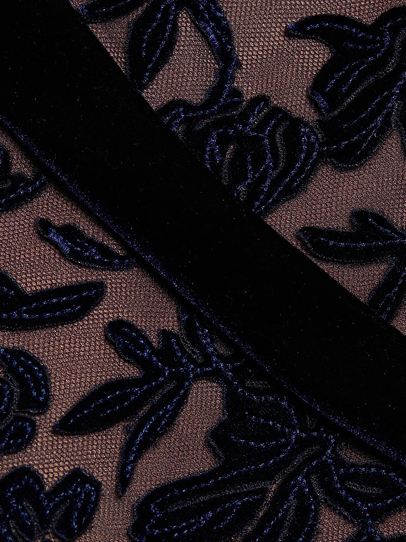 Velvet Lace Cocktail Dress